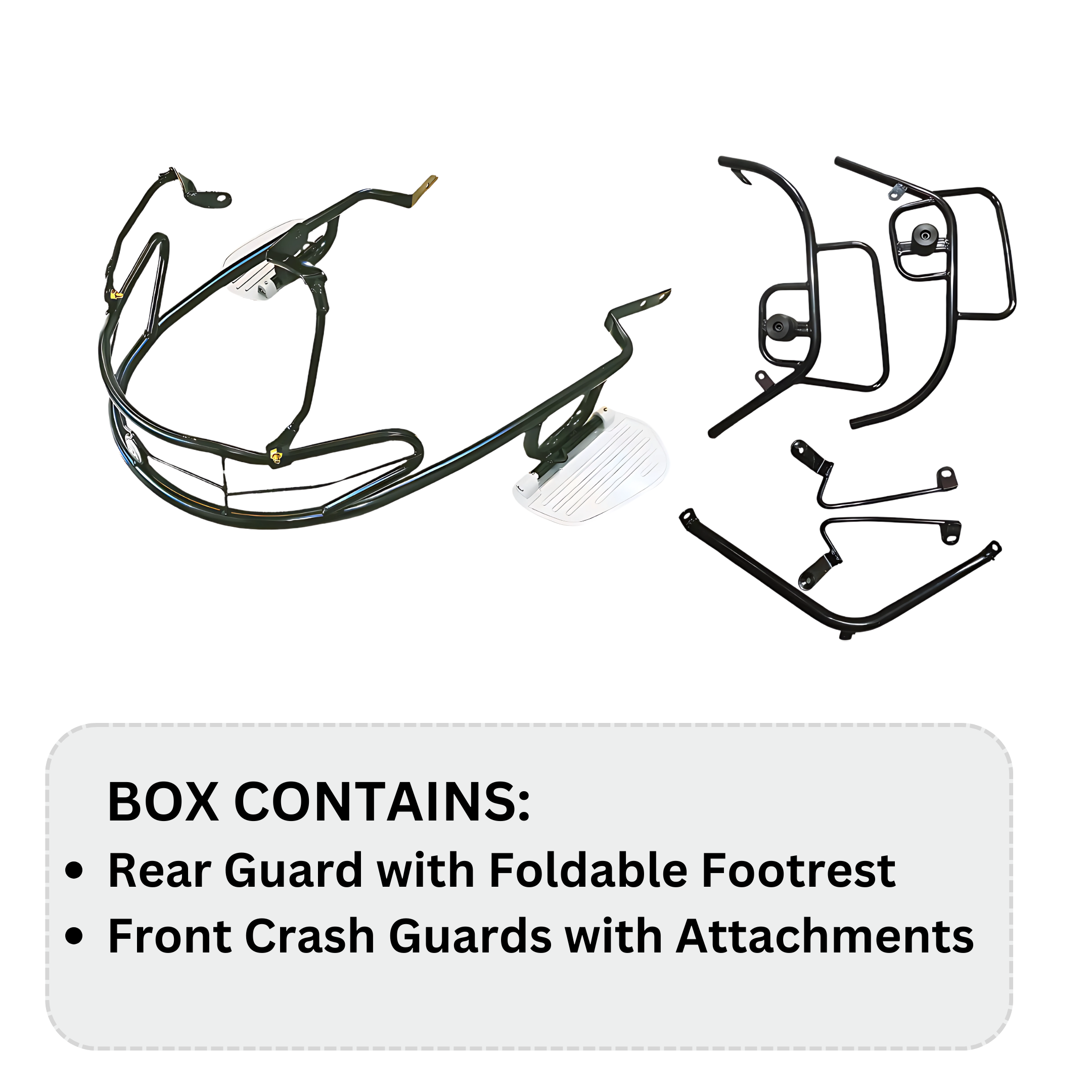 Ola Foldable Footrest Crashguard for Ola S1, S1 Pro, S1 Air, S1 X & X+, Gen 2 & Gen 3