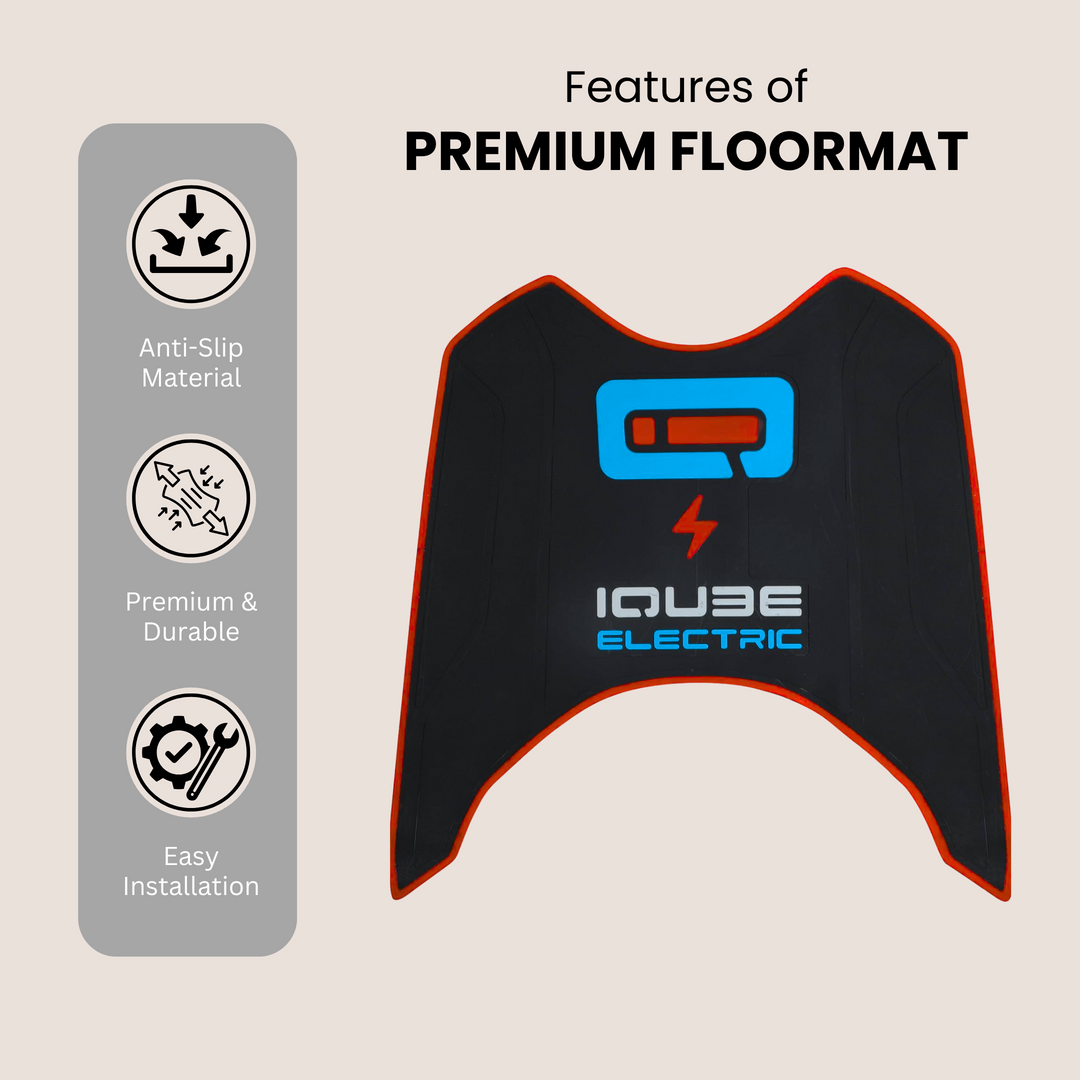 TVS iQube Coloured Floor Mat