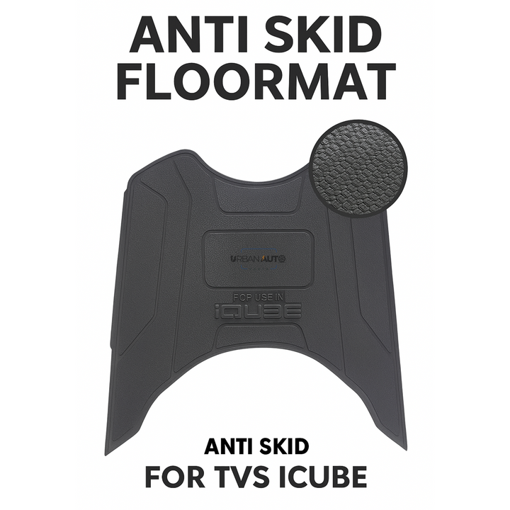 TVS iQube Black Floor Mat