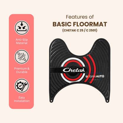 Bajaj Chetak Coloured Floor Mat For Chetak C 2501