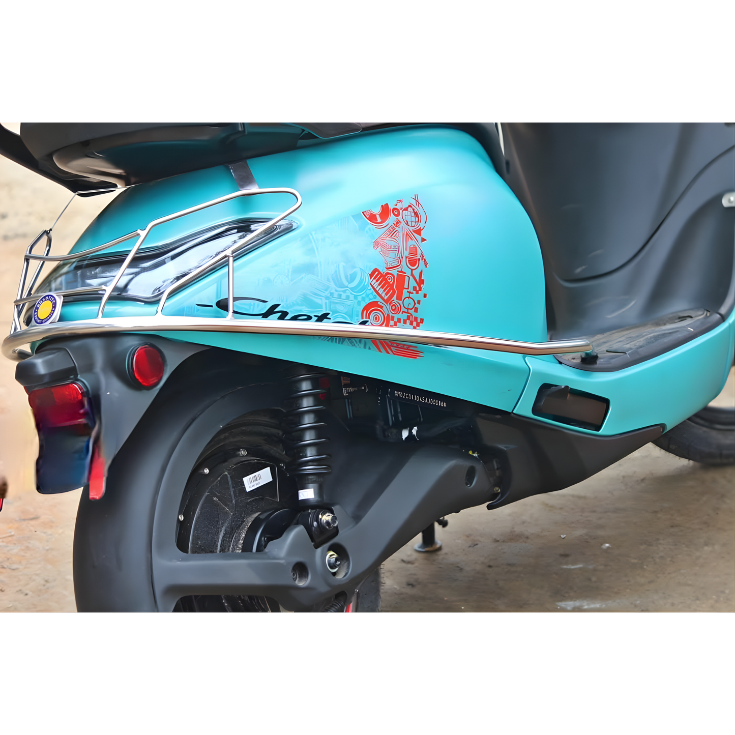 Bajaj Chetak Stainless Steel Accessories Set For Chetak C 2501