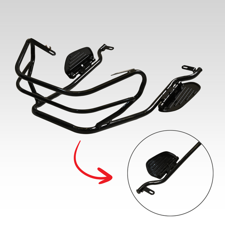 Ather Rizta Crash Guard With Foldable Footrest