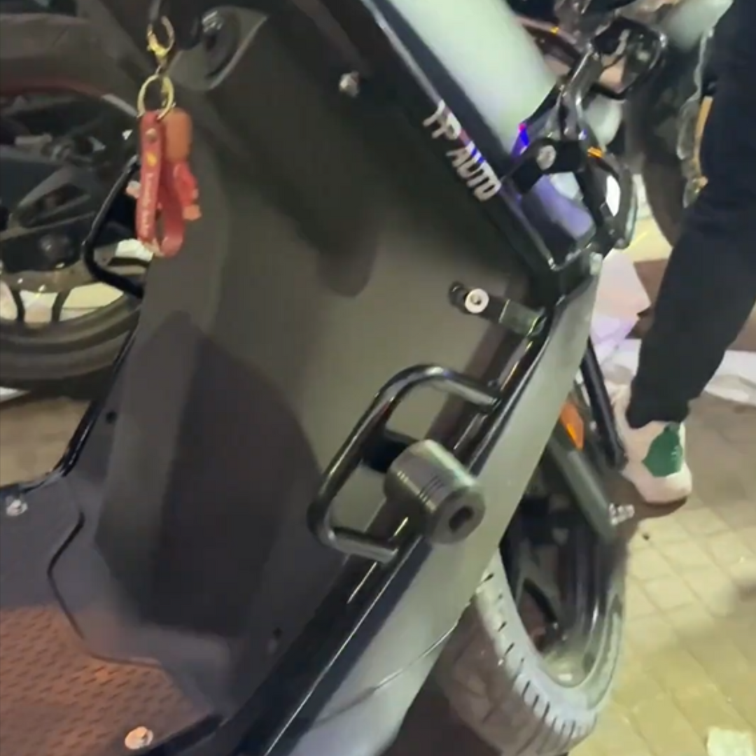 Ather Rizta Crash Guard With Foldable Footrest