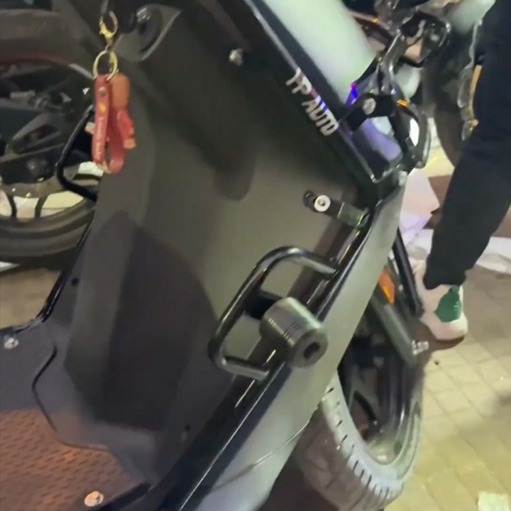 Ather Rizta Crash Guard With Foldable Footrest