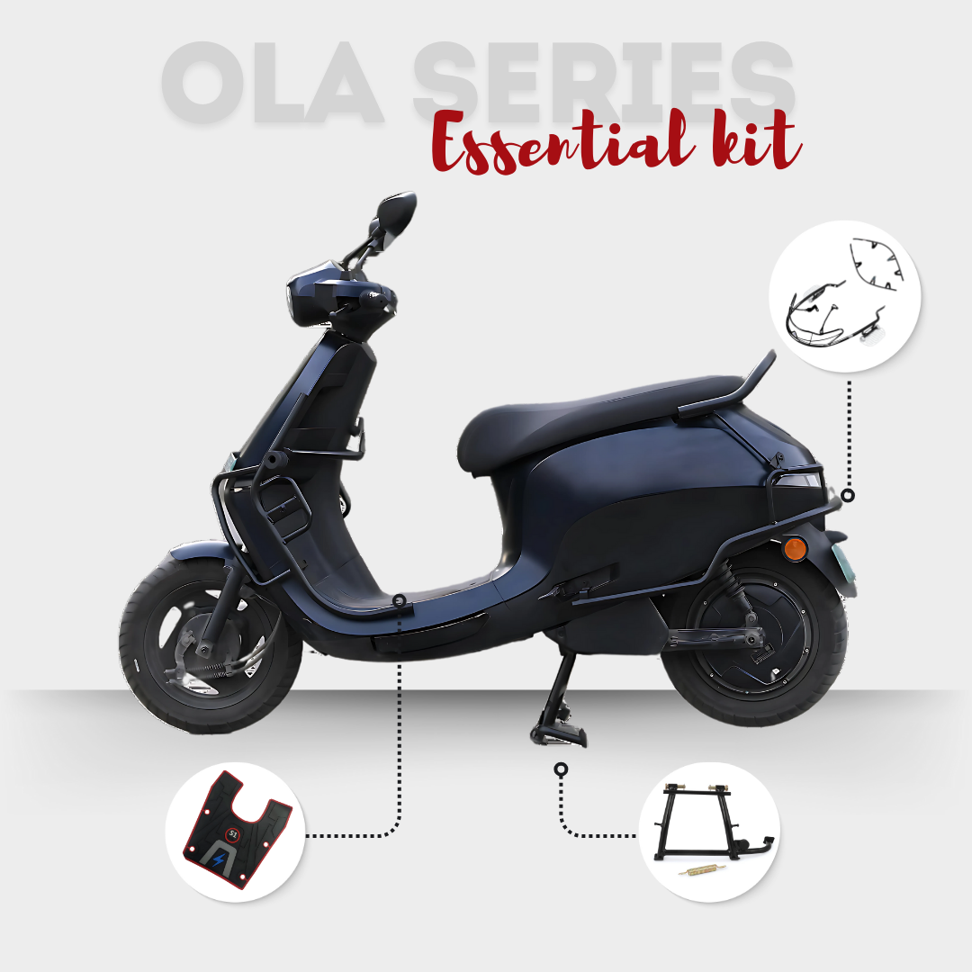 Super Saver Mini Combo Kit with Sleek Guard And Foldable Footrest For Ola S1 Pro Gen 2, S1 Air, S1 X & X+