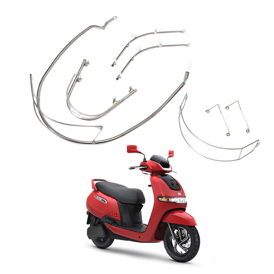 TVS iQube Stainless Steel Accessories Guard